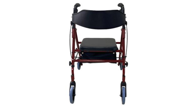 Andador Burro Ortopédico 4 Ruedas Asiento y Canasto