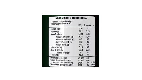 Citrato de Magnesio + Melena de león + Vitamina B6