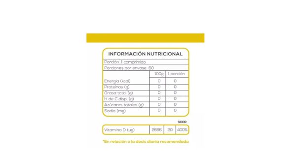 Vitamina D3 800UI
