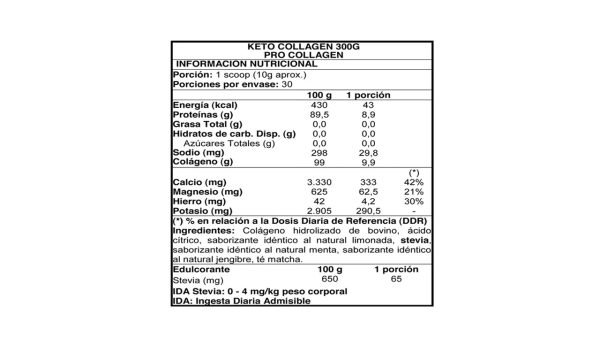 Keto Collagen 300 Grs