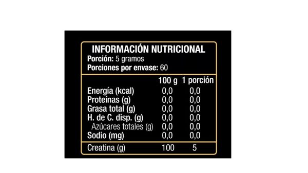 Creatine Monohydrate 300 Gramos